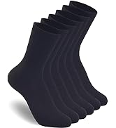 HAVE A TREE 3-6 Pack Womens Crew Lightweight Thin Casual Calf Socks Size 6-11