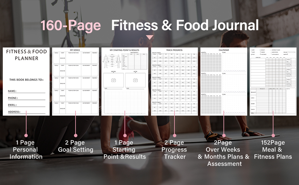 Fitness Food Journal for Women