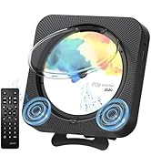 CD Player Portable Bluetooth Desktop CD Player for Home, Mini Cute CD Player for Kids, Built-in D...