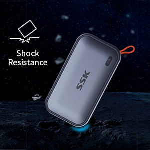 SSK 1TB Portable External NVME SSD,up to 1050MB/s Extreme USBC 3.2 Gen2 Solid State Drive