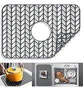 JIUBAR Sink Protectors for Kitchen Sink 12" 13" 16" 18" 19" 24" 26" 28" 29" 30" Silicone Sink mat...