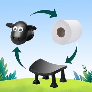 Sheep tiolet paper roll hoder