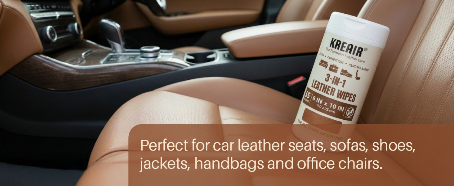 leather wipe for car