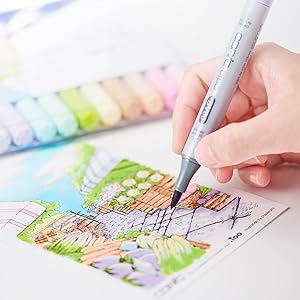 Copic ciao sample illustration_my first copic