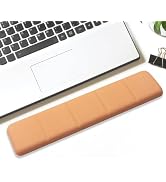 Ergonomic Keyboard Wrist Rest - Keyboard Wrist Cushion with Non-Slip Base, Brown Cute Wrist Rest ...