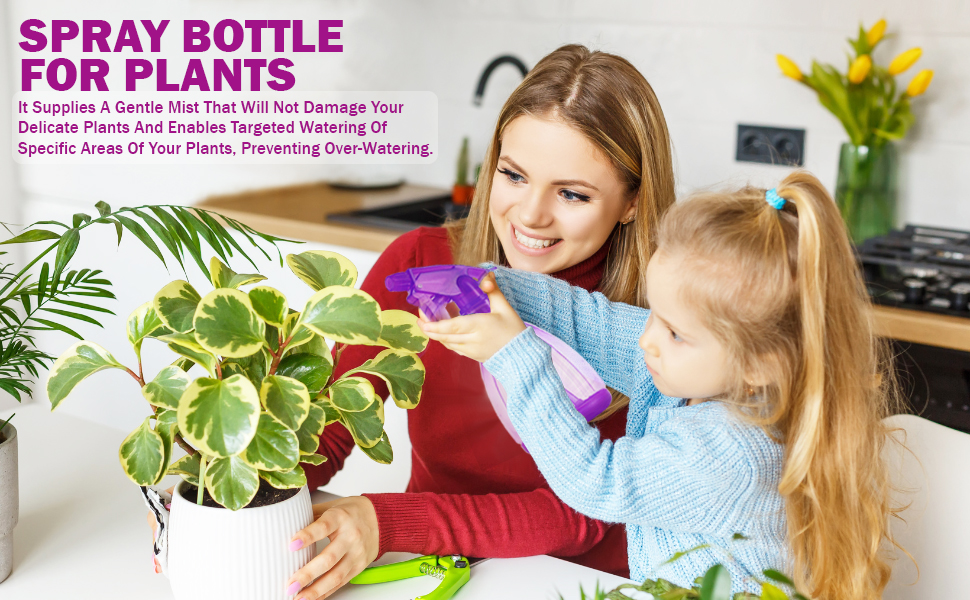 12oz spray bottles cleaning solutions hair squirt plants small plastic bottle water mini sprayer 12
