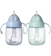 Tommee Tippee Starter Straw Cup, Easy Transition Toddler Cup For 6 Months+, 10oz, with Silicone W...