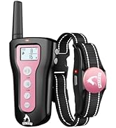PATPET Dog Training Collar with Remote (Pink)