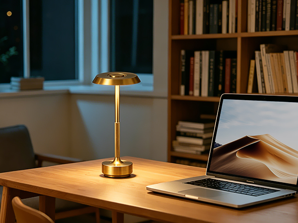 GKKBO Wireless Desk Lamp Rechargeable 5000mAh Battery Powered
