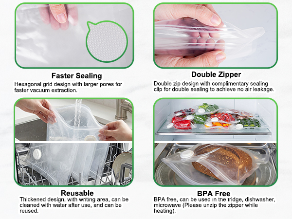 Reusable Vacuum Sealer Bags