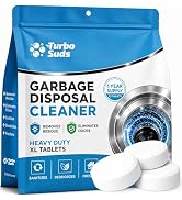 Garbage Disposal Cleaner Deodorizer Tablets – Heavy Duty XL Foaming Tablet for Kitchen Sink Drain...