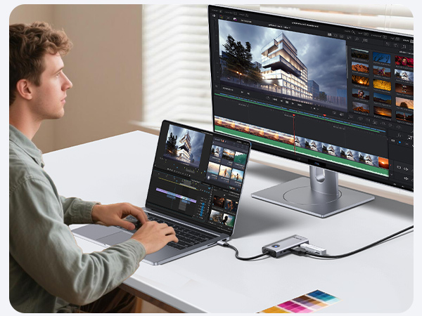 6-in-1 USB C Docking Station