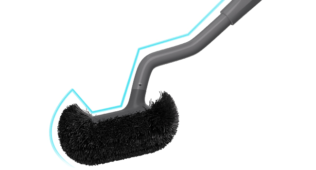 HAMITOR 360° Deep Cleaning Toilet Brush