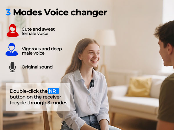 Voice change mic