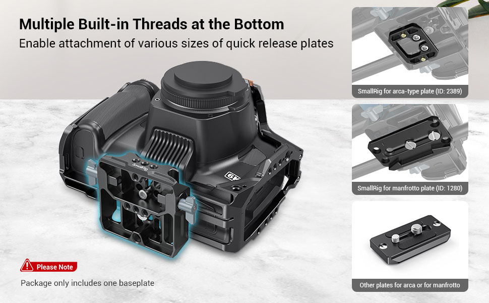 camera universal plate