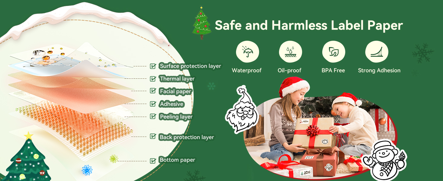 NIIMBOT B21 printer supports safe and harmless label paper