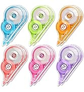 Gisdo Correction Tape, 12 Pack White Out Correction Tape Dispenser, Easy to Use Applicator for In...