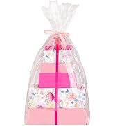 Purple Q Crafts Clear Jumbo Basket Bags, 40"x50", 5 Pack Extra Large Clear Cellophane Wrap for Ba...