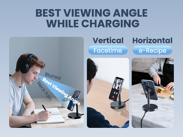 wireless charger iphone Stand 15W Fast Mag-Safe Charger for iPhone