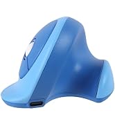 GUGUELEC Wireless Vertical Mouse Blue