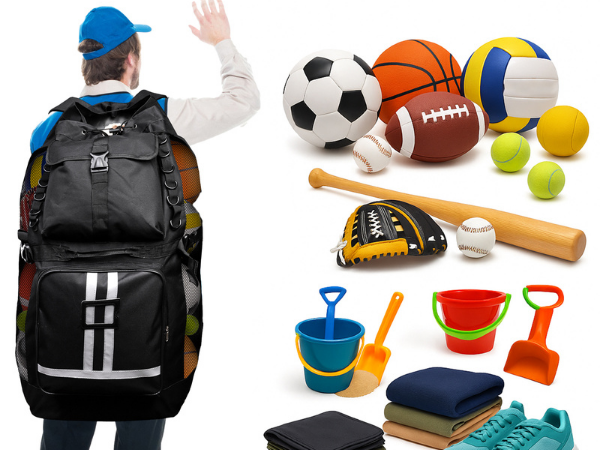 sports gear bag