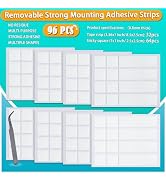 Double Sided Tape, Removable, Strong Mounting Adhesive Tape for Hanging Picture Poster Decoration...
