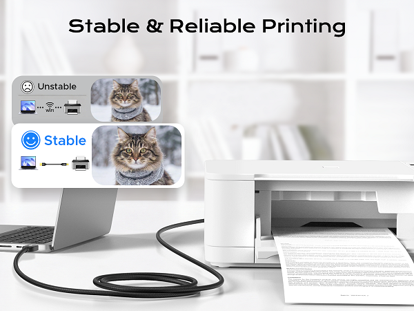 Clear and stable printing