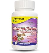 Arymar Chanca Piedra with Cranberry – Herbal Support for Urinary Wellness & Kidney Function (60 C...