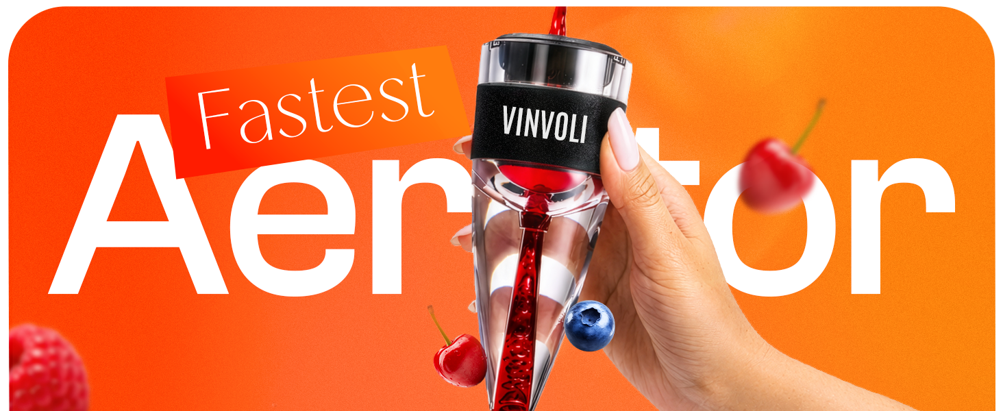 vinvoli, vinvoli wine aerator, wine aeration, wine accessories, wine decanter