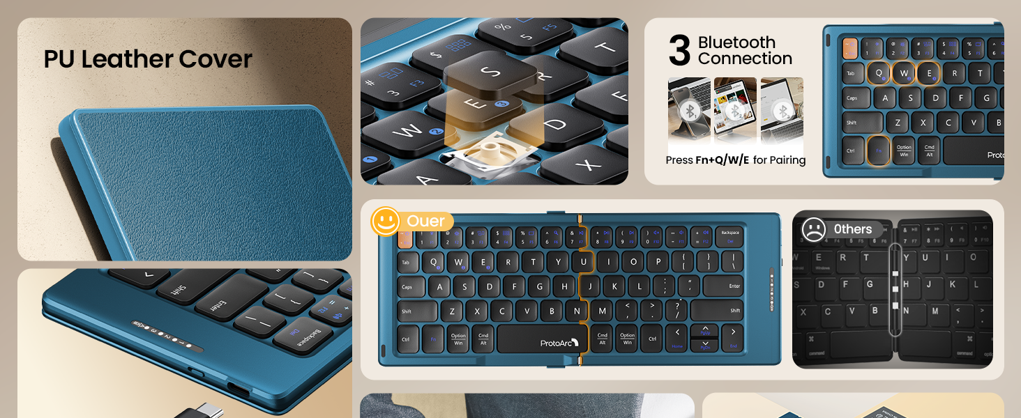 XK04 bluetooth travel keyboard