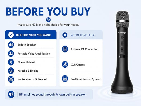 microphone with speaker