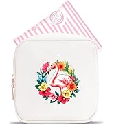 BJDAMAI Flamingo Mini Makeup Bag, Flamingo Gift For Women Girls, Cute Portable Zipper Pouch Cosme...