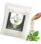 Soy Wax, Waxcanpy Natural Candle Wax, Organic Soy Wax for Candle Making from Farm, No Harmless, A...