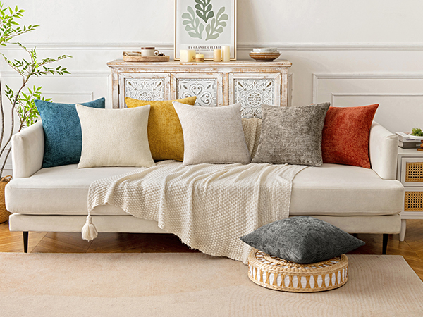 Chenille Pillow Covers