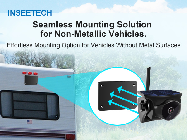 metal plate for backup camera
