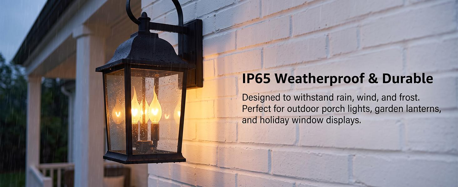 5 Watts, C7/E12 Candelabra Base, 120V, Christmas Nightlight Bulbs for Electric Window Candle Lamp