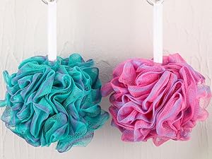 shower pouf