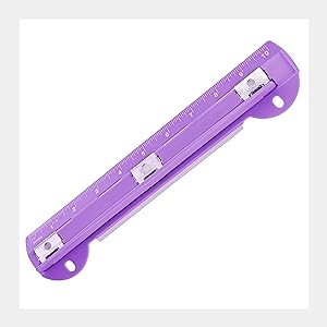 3-Hole Paper Punch Portable Hole Puncher for 3 Ring Binder