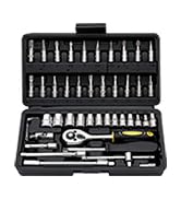 This 46pcs socket set can meet all your daily needs
