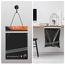 Two way to use Trash Bags - Hang or Paste