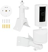 Corner Wall Mount Bracket Compatible with Ring Pan-Tilt Indoor Cam, 360 Degree Adjustable Mountin...