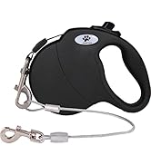 CROWN PAWS 16ft Retractable Dog Leash for Large Breed Dogs up to 110 lbs with a Detachable Chew P...