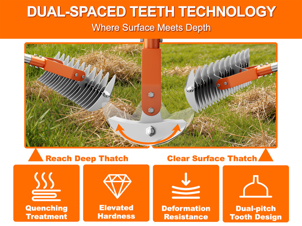 lawn thatcher rake