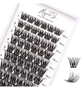 Cluster Lashes 72 Individual Lashes Clusters Eyelash Extensions False Eyelashes DIY Wispy Fluffy ...