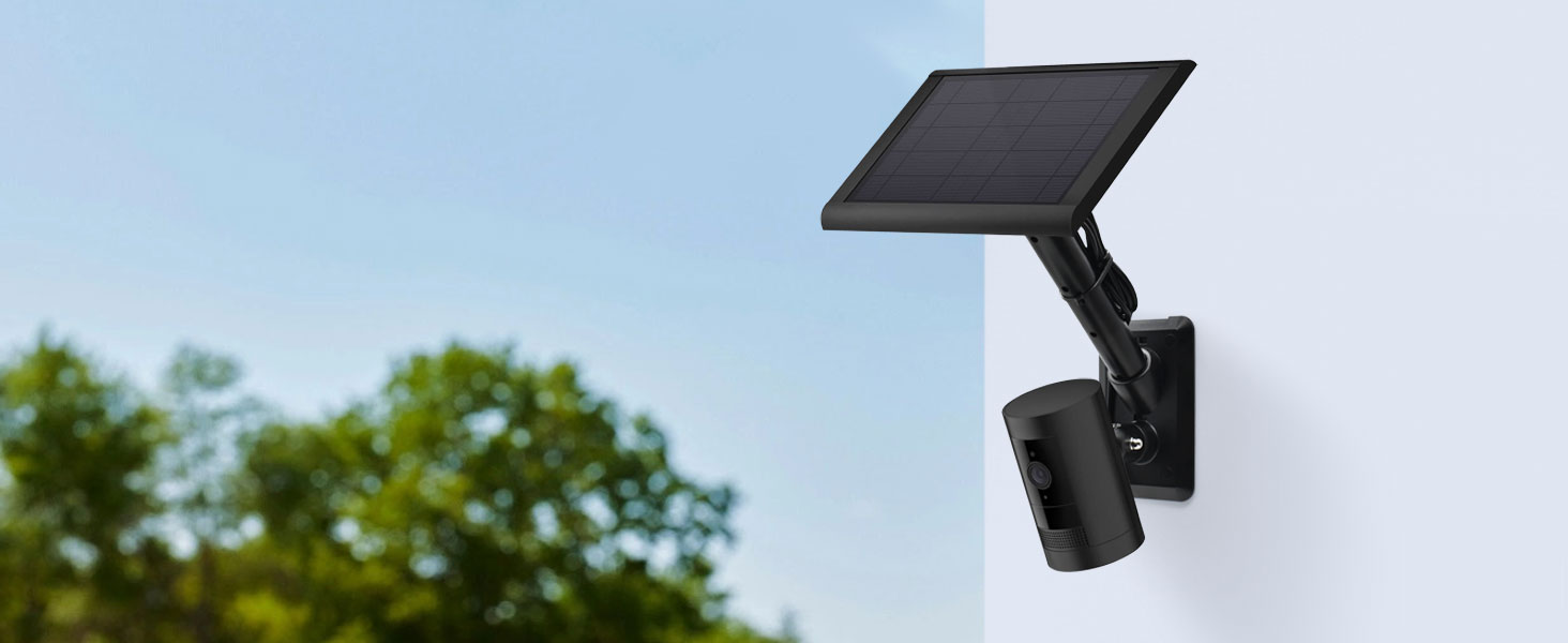 ring wall mount for solar panels and cams