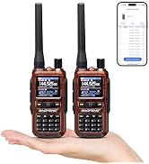 BAOFENG UV-5R Mini Dual Band Ham Radio Handheld, BT APP Programming, Dual PTT, USB-C Charging, 99...