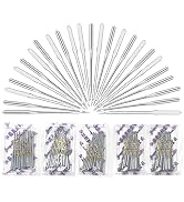 Performore 50 Pack of Sewing Machine Needles, 5 Assorted Sizes (HA 65/9, 75/11, 90/14, 100/16, 11...