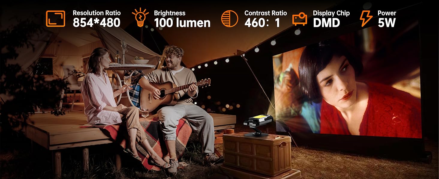 OUKITEL WP100 TITAN is the world’s first unlocked rugged projector phone