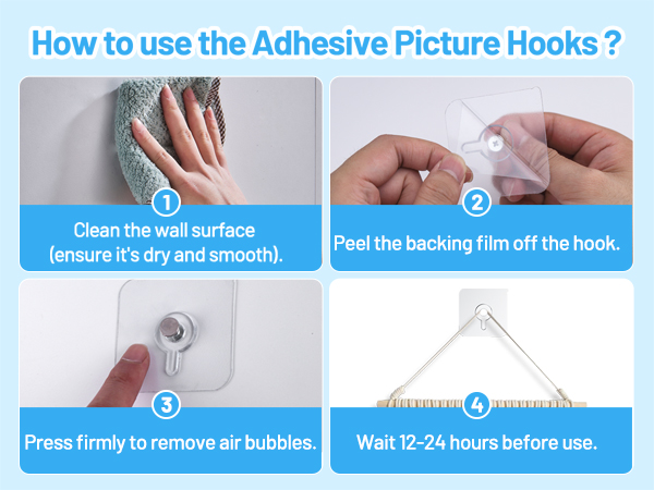 Adhesive Picture Hooks