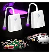 LAVAED Christmas Decorations Indoor, 2Pack Toilet Night Lights 16 Color Changing,Motion Sensor Ac...